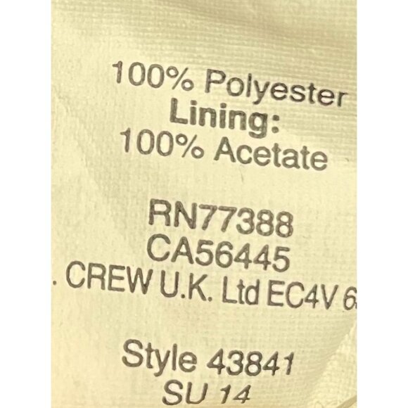 J.Crew Womens Pineapple Print Navy Dress Adjustable Straps Size 10 - Picture 14 of 16